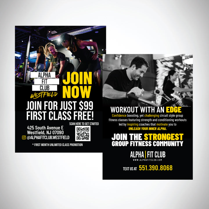 5"x7" Double Sided First Class Free Postcards - Location Specific