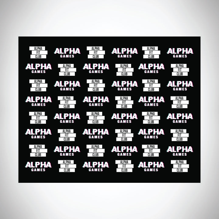 Alpha Games 8'x10' Step & Repeat Banner w/Frame