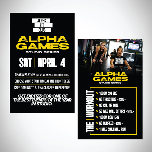 11"x17" 2026 Studio Series Alpha Games Poster Set - APRIL 4
