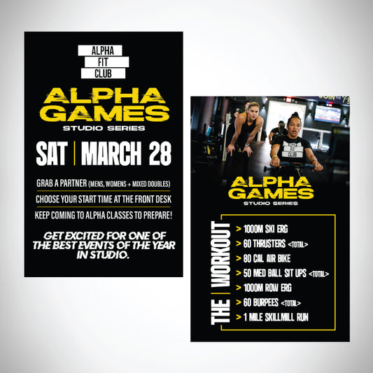 11"x17" 2026 Studio Series Alpha Games Poster Set - MARCH 28