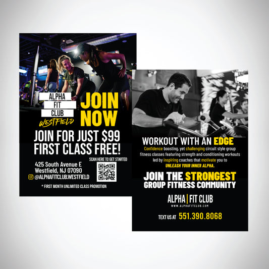 5"x7" Double Sided First Class Free Postcards - Location Specific